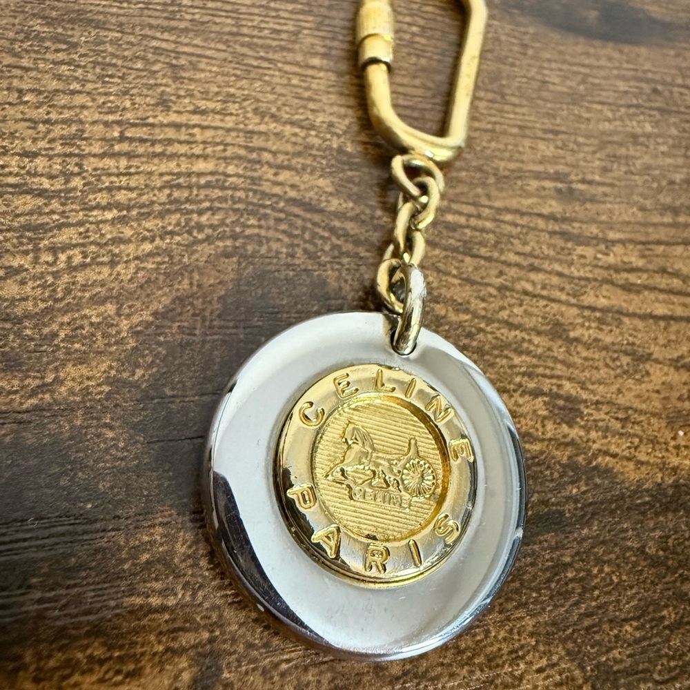 Celine Vintage Carriage Keychain - Picture 3 of 5